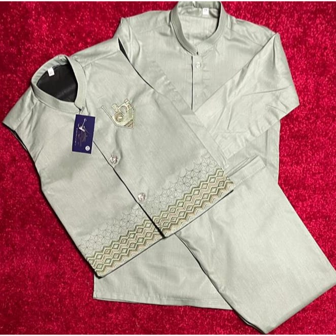 Boys' Shalwar Kameez with Waistcoat – | Traditional Festive Outfit